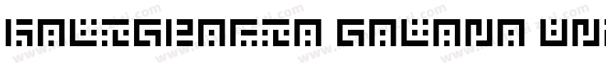 Kaligrafia Galana Uno字体转换